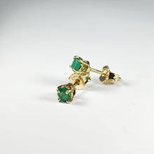 Carica l'immagine nel visualizzatore di Gallery, Orecchini lobo smeraldo
