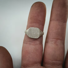 Carica l'immagine nel visualizzatore di Gallery, Anello pelle quadro