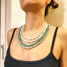 Carica l'immagine nel visualizzatore di Gallery, Collana 4 fili Azzurra