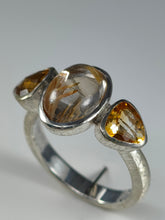 Carica l'immagine nel visualizzatore di Gallery, Quarzo rutilato e argento