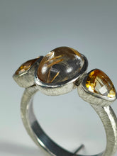 Carica l'immagine nel visualizzatore di Gallery, Quarzo rutilato e argento