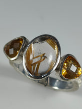 Carica l'immagine nel visualizzatore di Gallery, Quarzo rutilato e argento