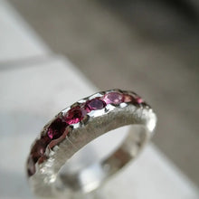 Carica l'immagine nel visualizzatore di Gallery, Anello in argento 925‰ e tormaline