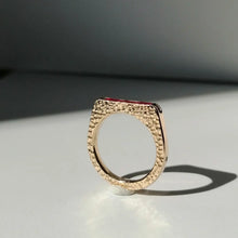 Carica l'immagine nel visualizzatore di Gallery, oro e rubini