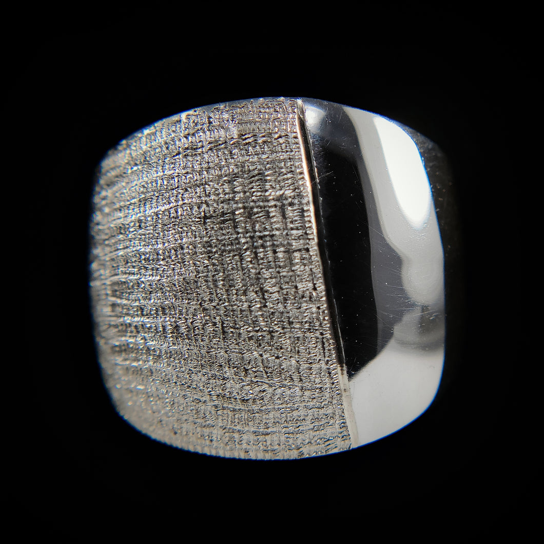 Anello fascia mezza pelle