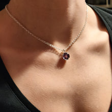 Carica l&#39;immagine nel visualizzatore di Gallery, Punto luce argento e ametista

